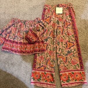 Cynthia Rowley Floral Pink and Purple Set